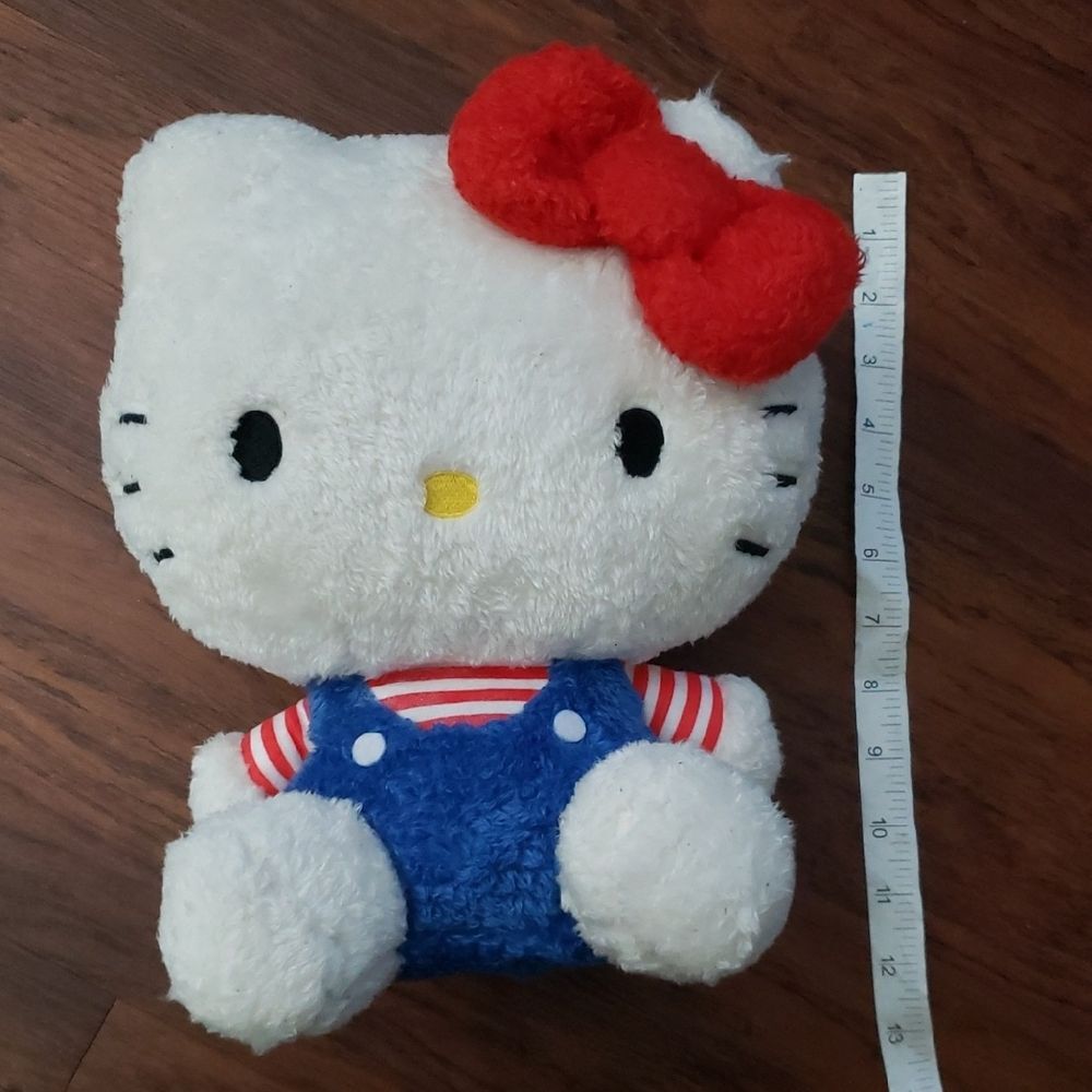 Hello Kitty Plush with Red Bow 12in Chic Feminine Trendy Kawaii Retro Y2K - Picture 2 of 6